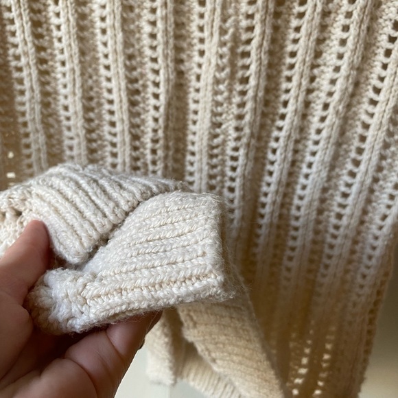 H & M Loose Knitted Sweater Cream - Picture 5 of 11